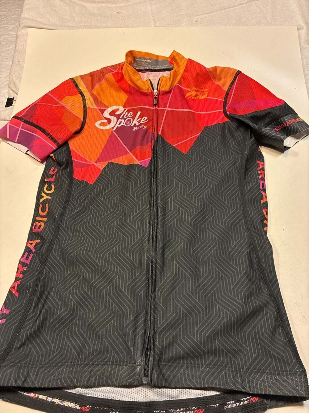 Podiumwear She Spoke Racing Bay Area Bicycle Short Sleeve Cycling Jersey